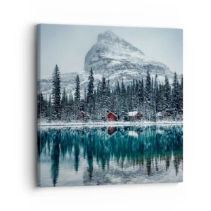 Quadro su tela - Stampe su Tela - Rifugio canadese - 30x30 cm