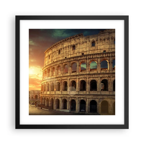 Poster in cornice nera - Impressione colossale - 40x40 cm
