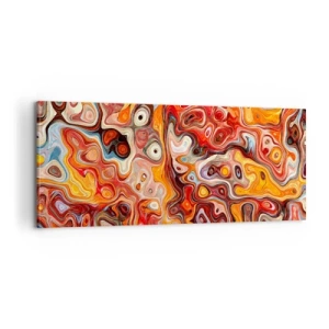 Quadro su tela - Stampe su Tela - Come se le noci si sciogliessero nel miele - 100x40 cm