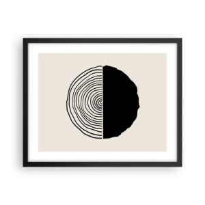 Poster in cornice nera - A metà - 50x40 cm