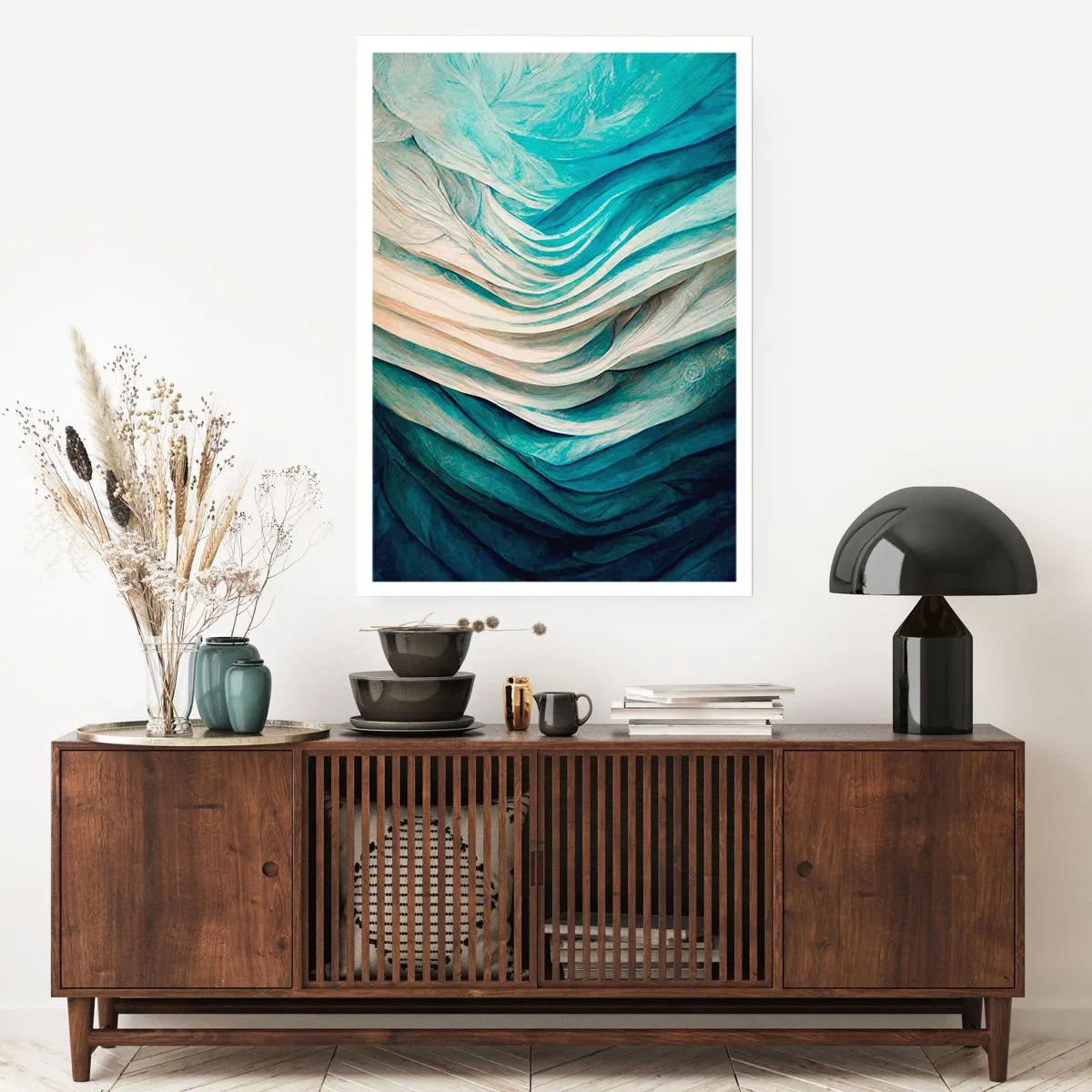 Poster - Blu insaziabile - 40x50 cm