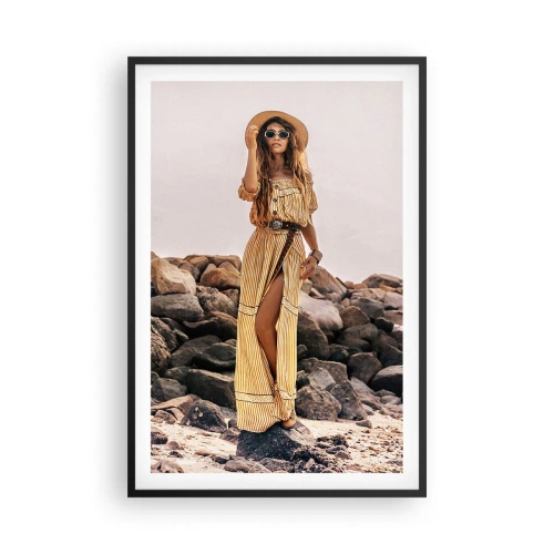 Poster in cornice nera - La magia delle pietre - 61x91 cm