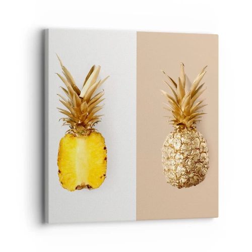 Quadro su tela - Stampe su Tela - Ananas per due - 30x30 cm
