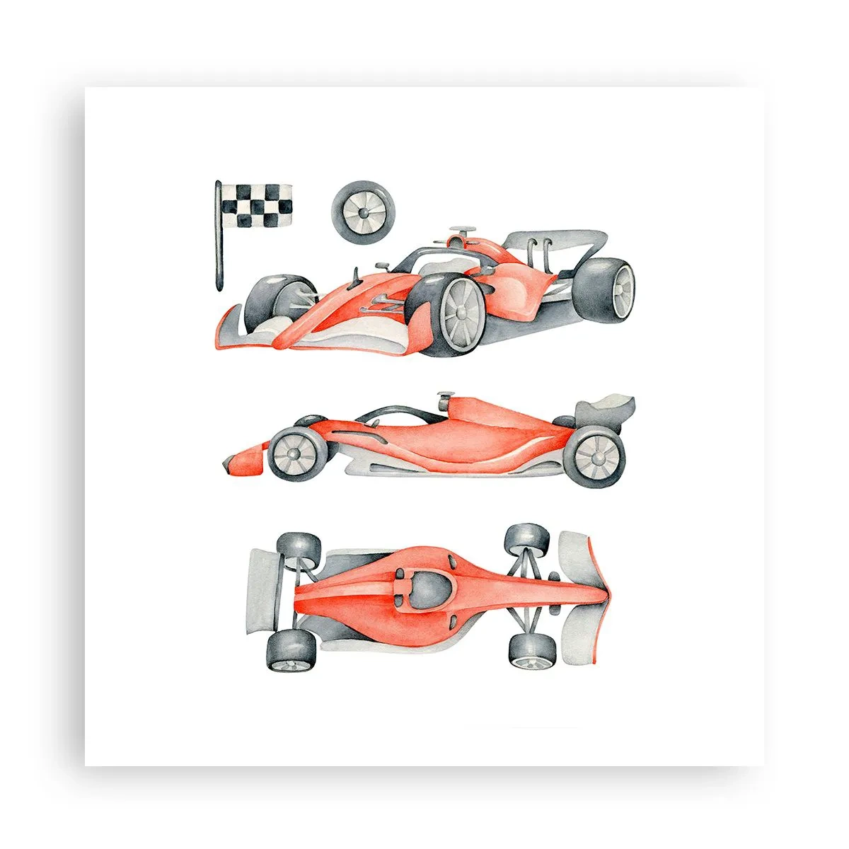 Poster - Inseguendo i sogni - 60x60 cm