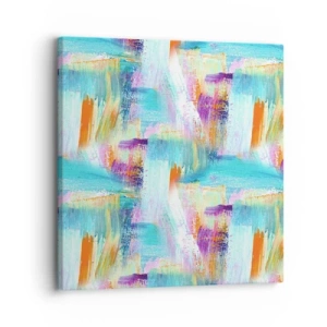 Quadro su tela - Stampe su Tela - Mite intreccio soffuso - 30x30 cm