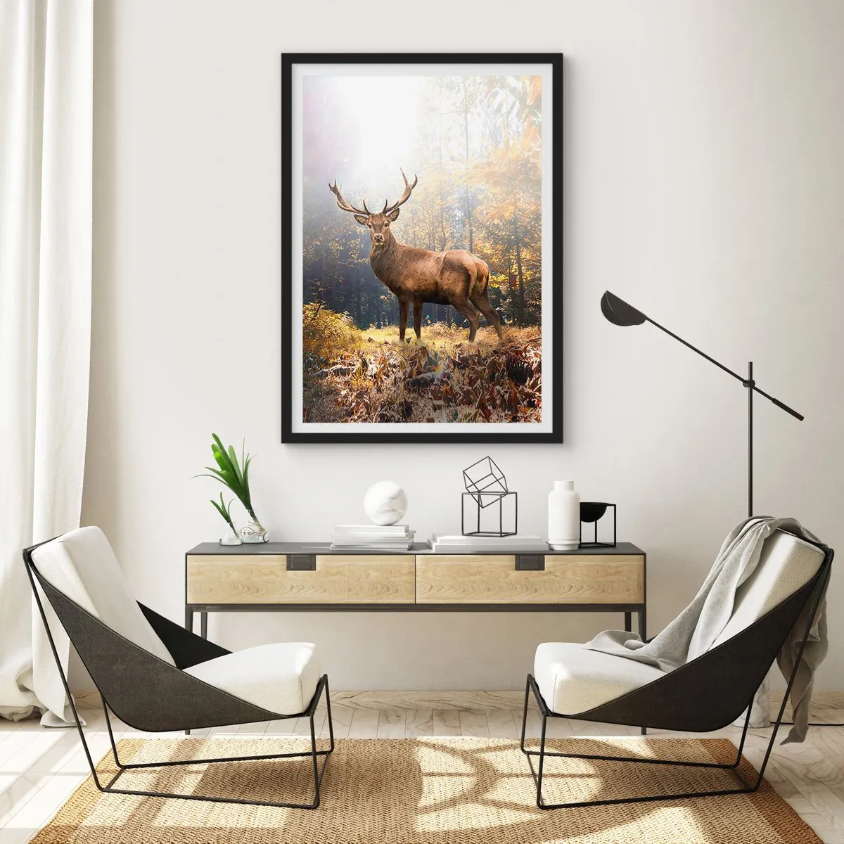 Poster in cornice nera - Nella piena maestà - 40x50 cm