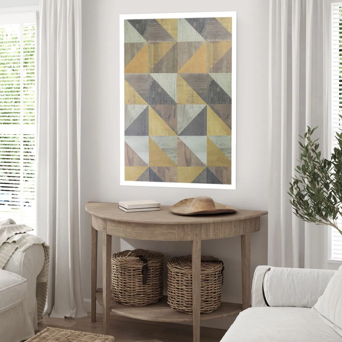 Poster - Secondo i triangoli - 61x91 cm