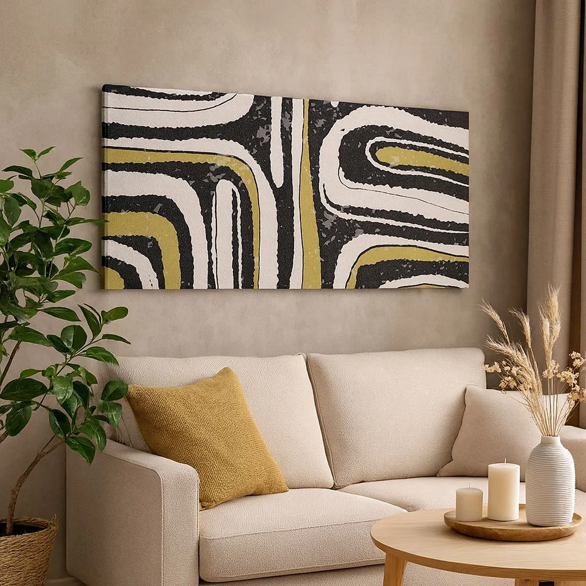 Quadro su tela - Stampe su Tela - Composizione: strade e vicoli - 100x40 cm