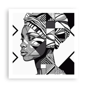 Poster - Ritratto etnico - 60x60 cm