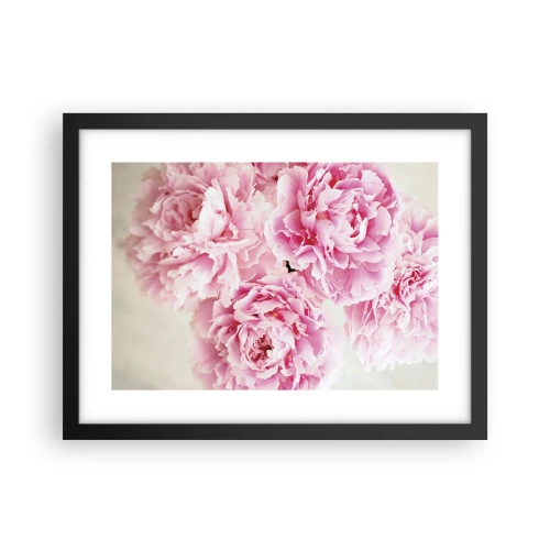 Poster in cornice nera - Nel fasto rosa - 40x30 cm