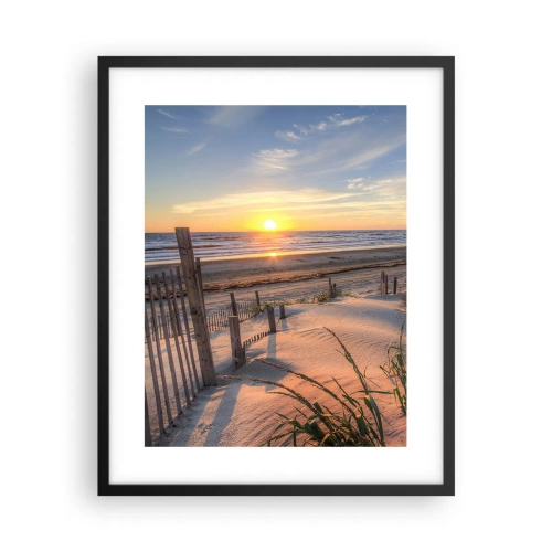 Poster in cornice nera - Luci e ombre del vento - 40x50 cm