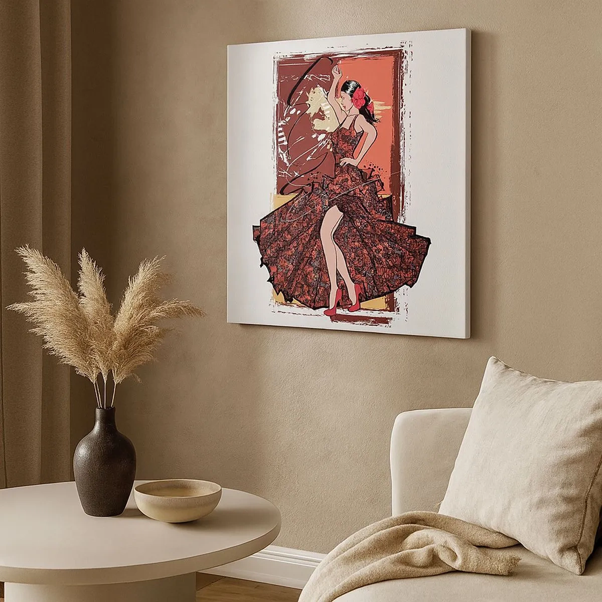 Quadro su tela - Stampe su Tela - Al ritmo del cuore - 30x30 cm