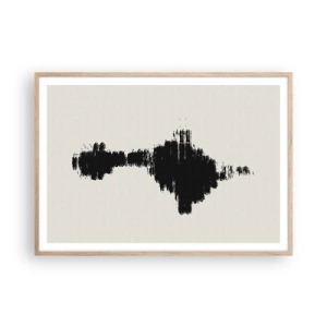 Poster in cornice rovere chiaro - Le vibrazioni della fantasia - 100x70 cm