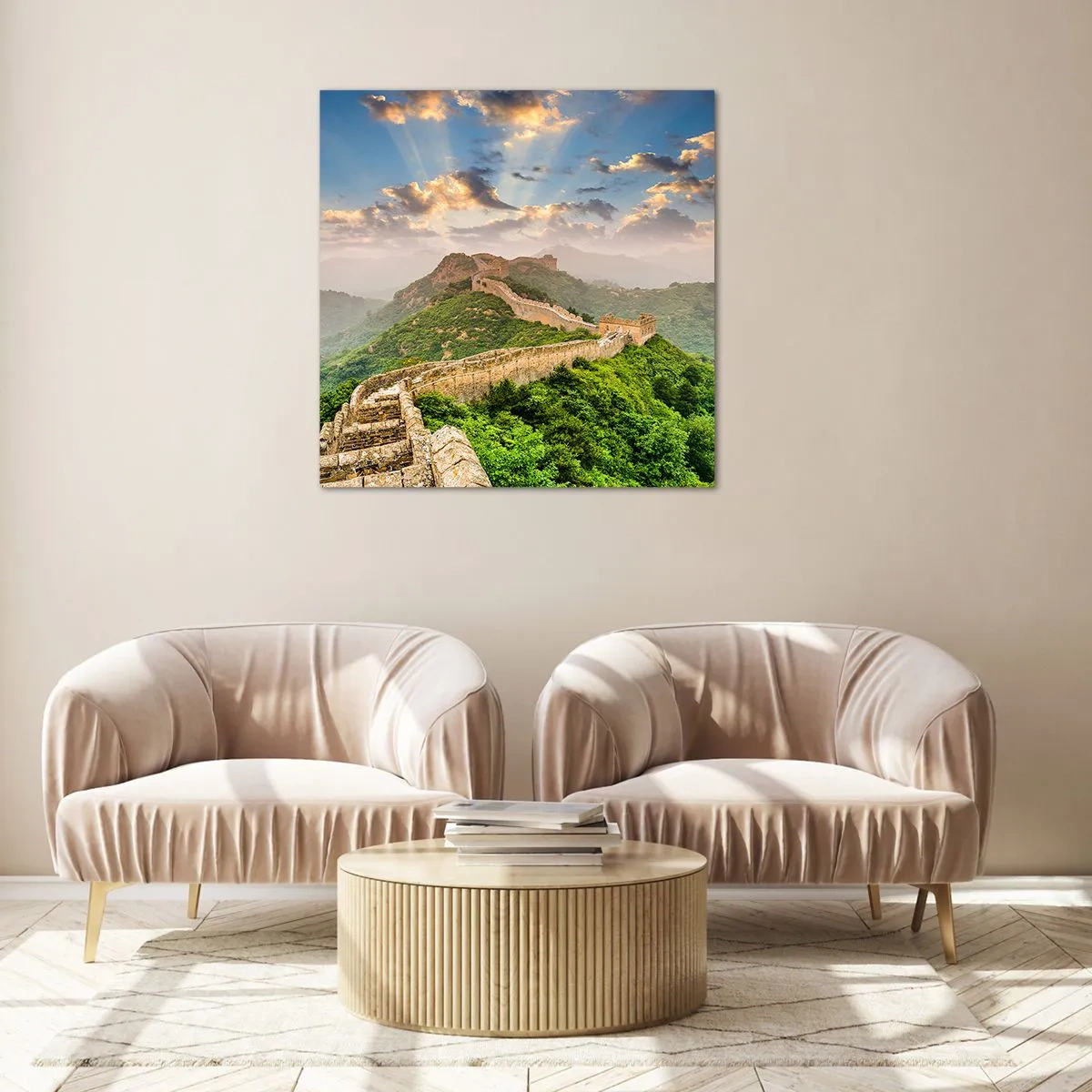 Quadro su vetro - La grandezza che non passa mai - 50x50 cm