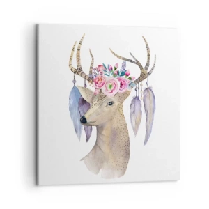 Quadro su tela - Stampe su Tela - Guida delle anime: delicato e innocente - 60x60 cm