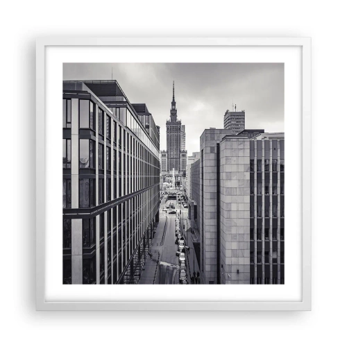 Poster in cornice bianca - La valle di Varsavia - 50x50 cm