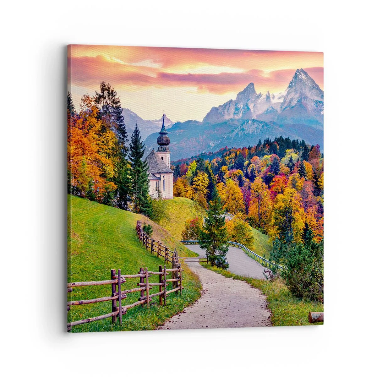 Quadro su tela - Stampe su Tela - Un paesaggio come dipinto - 70x70 cm