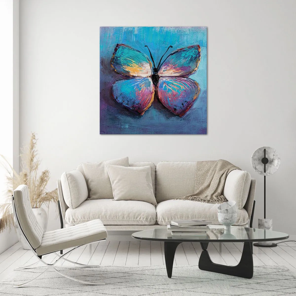 Quadro su vetro - In tutta la bellezza - 40x40 cm