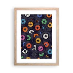 Poster in cornice rovere chiaro - I colori della classicità - 30x40 cm