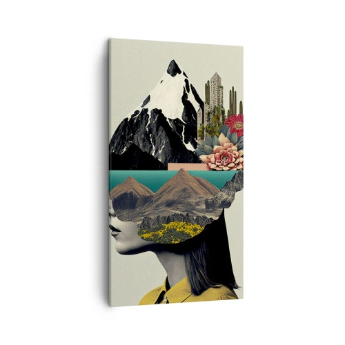 Quadro su tela - Stampe su Tela - La donna è sempre un mistero - 45x80 cm