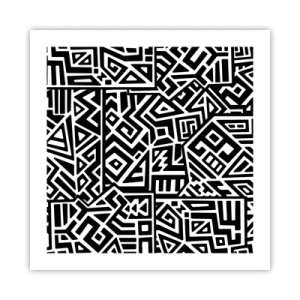 Poster - Composizione precolombiana - 50x50 cm