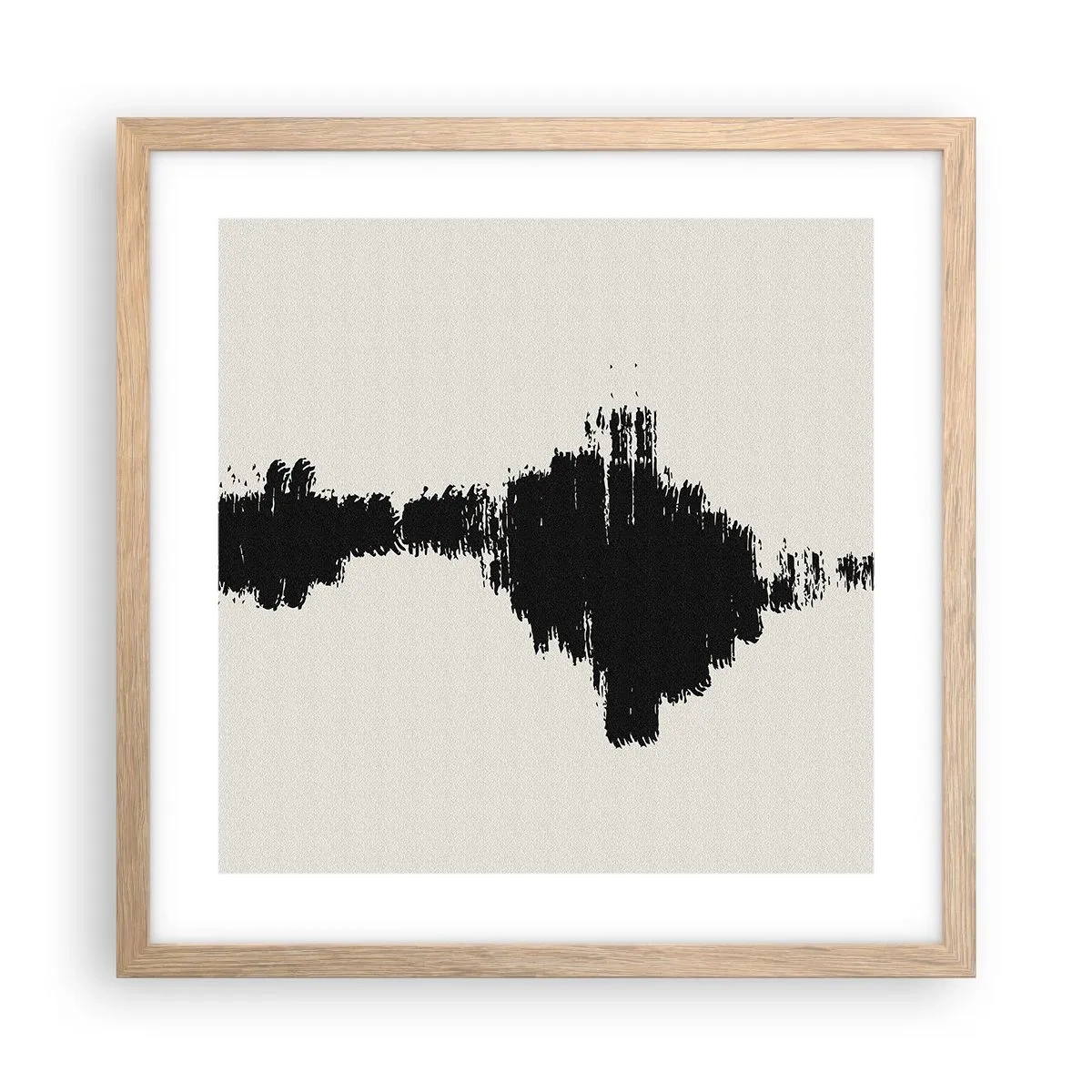 Poster in cornice rovere chiaro - Le vibrazioni della fantasia - 40x40 cm