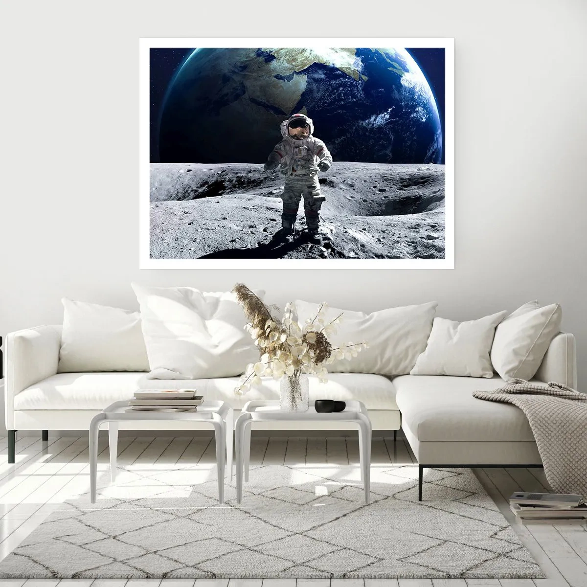 Poster - Saluti dalla luna - 91x61 cm