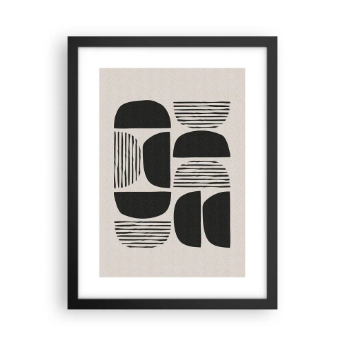 Poster in cornice nera - Sistemi di metà - 30x40 cm