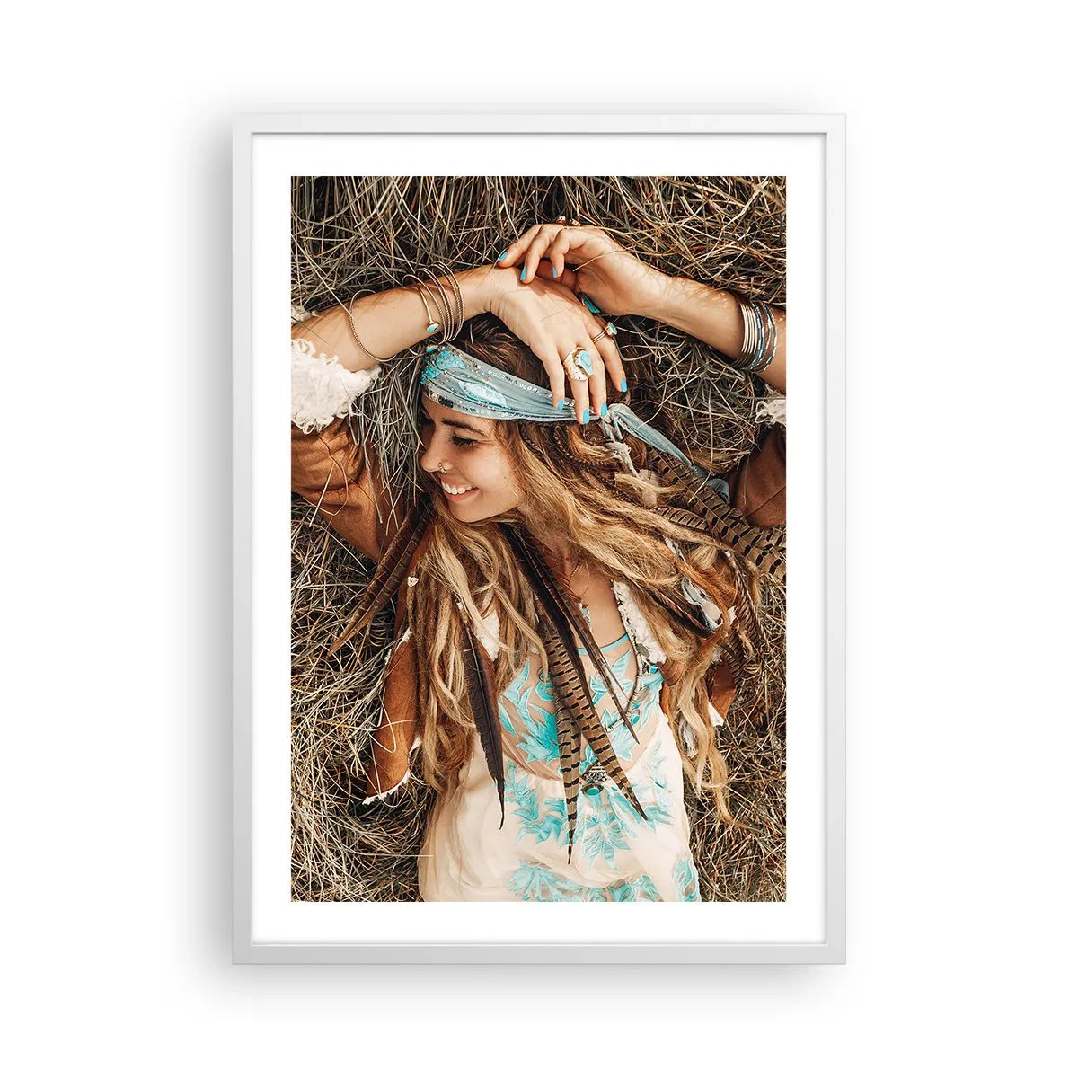 Poster in cornice bianca - Verso gli anni dell'amore - 50x70 cm