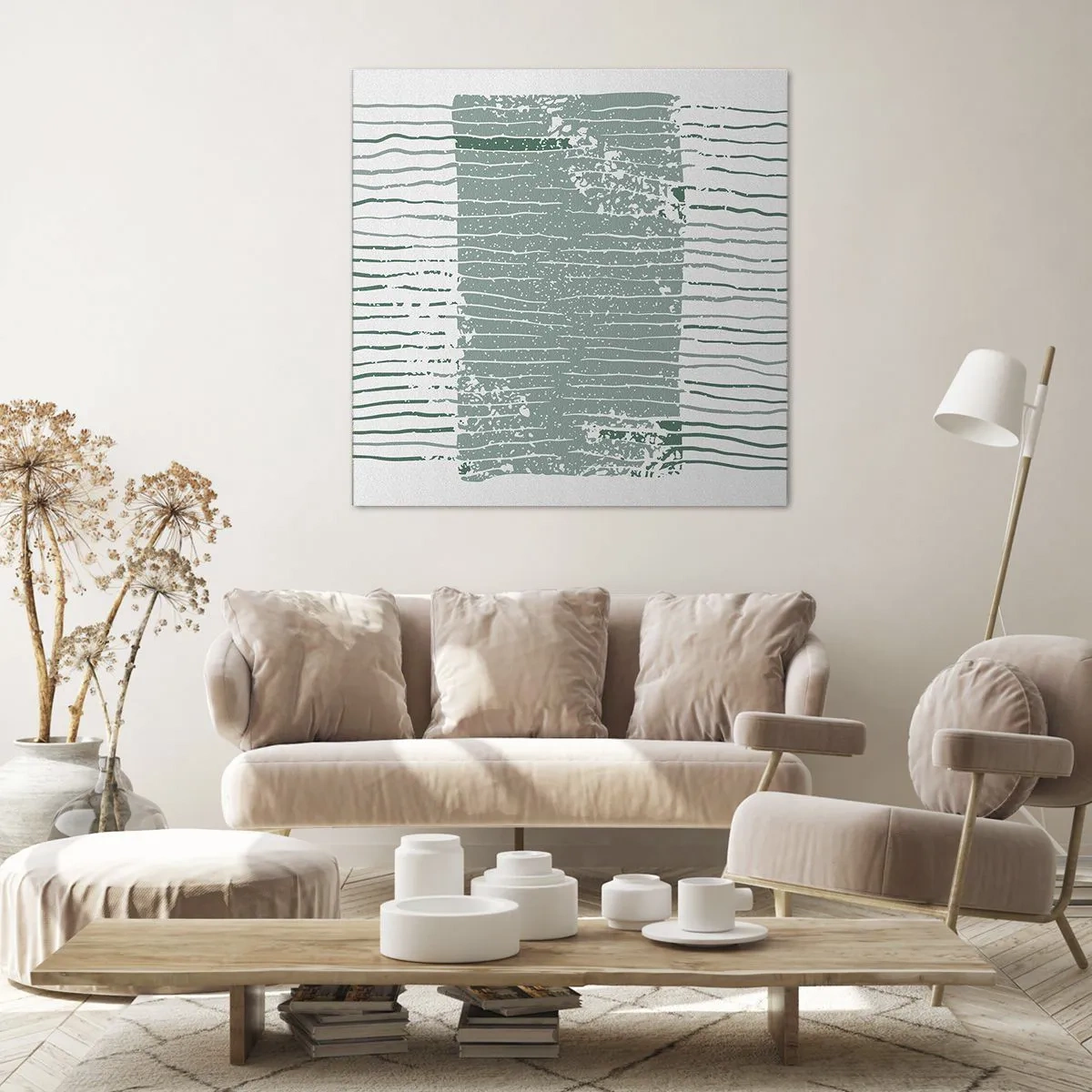 Quadro su tela - Stampe su Tela - Astrazione marina - 70x70 cm