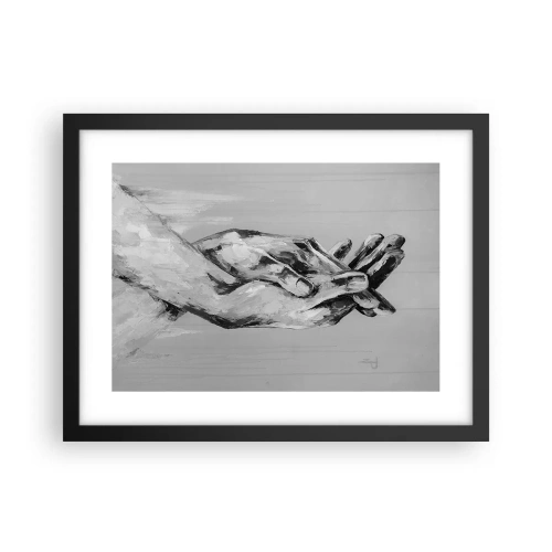 Poster in cornice nera - Inizio... - 40x30 cm