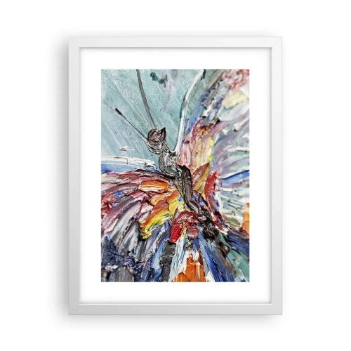 Poster in cornice bianca - Dipinto dalla natura - 30x40 cm