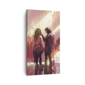 Quadro su tela - Stampe su Tela - L'eterno spettacolo dell'amore - 45x80 cm