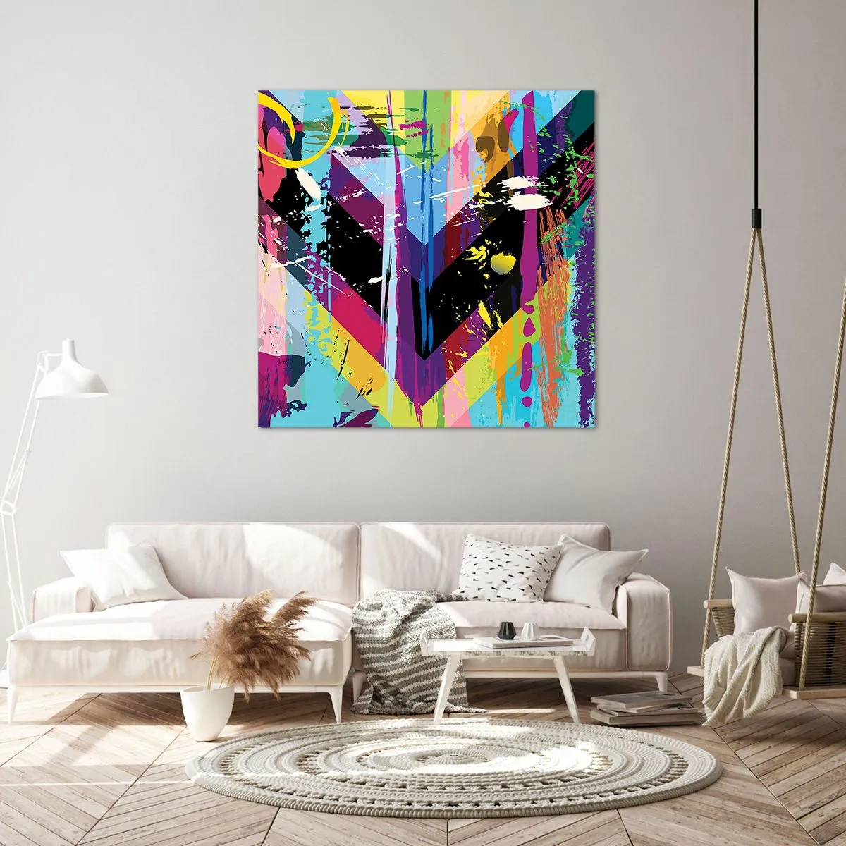 Quadro su tela - Stampe su Tela - Dall'alto in basso - 60x60 cm