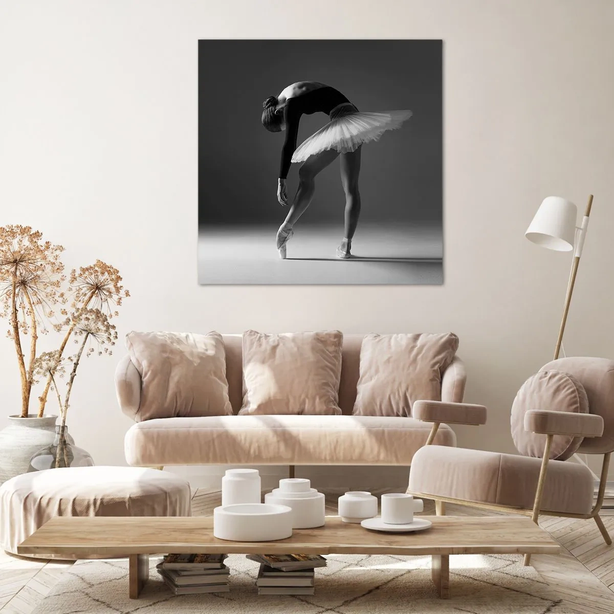 Quadro su tela - Stampe su Tela - Bella ballerina - 30x30 cm