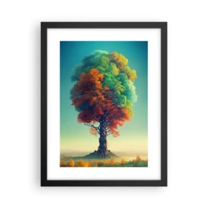 Poster in cornice nera - La quercia: il padre della natura - 30x40 cm