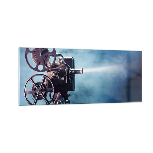 Quadro su vetro - Nel vecchio cinema - 100x40 cm