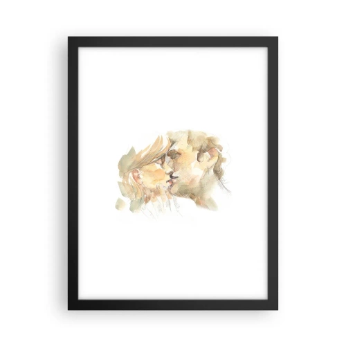 Poster in cornice nera - Sarà l'anima gemella? - 30x40 cm
