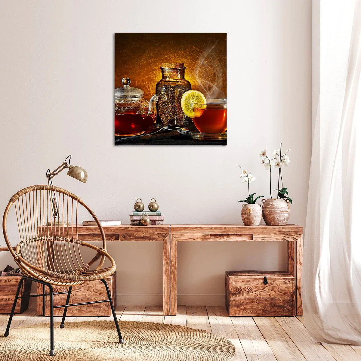 Quadro su tela - Stampe su Tela - Nello stile dei maestri olandesi - 40x40 cm