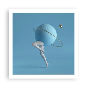 Poster - E i pianeti folleggiano - 60x60 cm