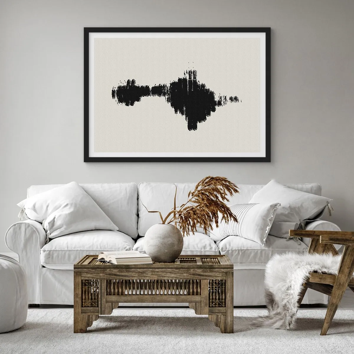 Poster in cornice nera - Le vibrazioni della fantasia - 91x61 cm