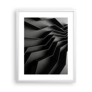 Poster in cornice bianca - Ordine tridimensionale - 40x50 cm