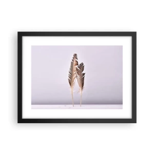 Poster in cornice nera - Contro il nulla - 40x30 cm
