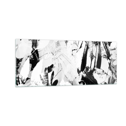 Quadro su vetro - Autunno in negativo - 100x40 cm