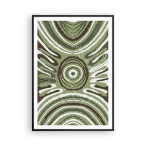 Poster in cornice nera - Esplosione di emozioni - 70x100 cm