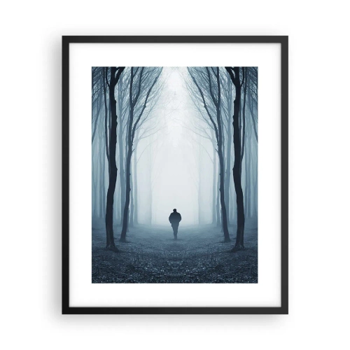 Poster in cornice nera - E tutto è semplice e chiaro - 40x50 cm