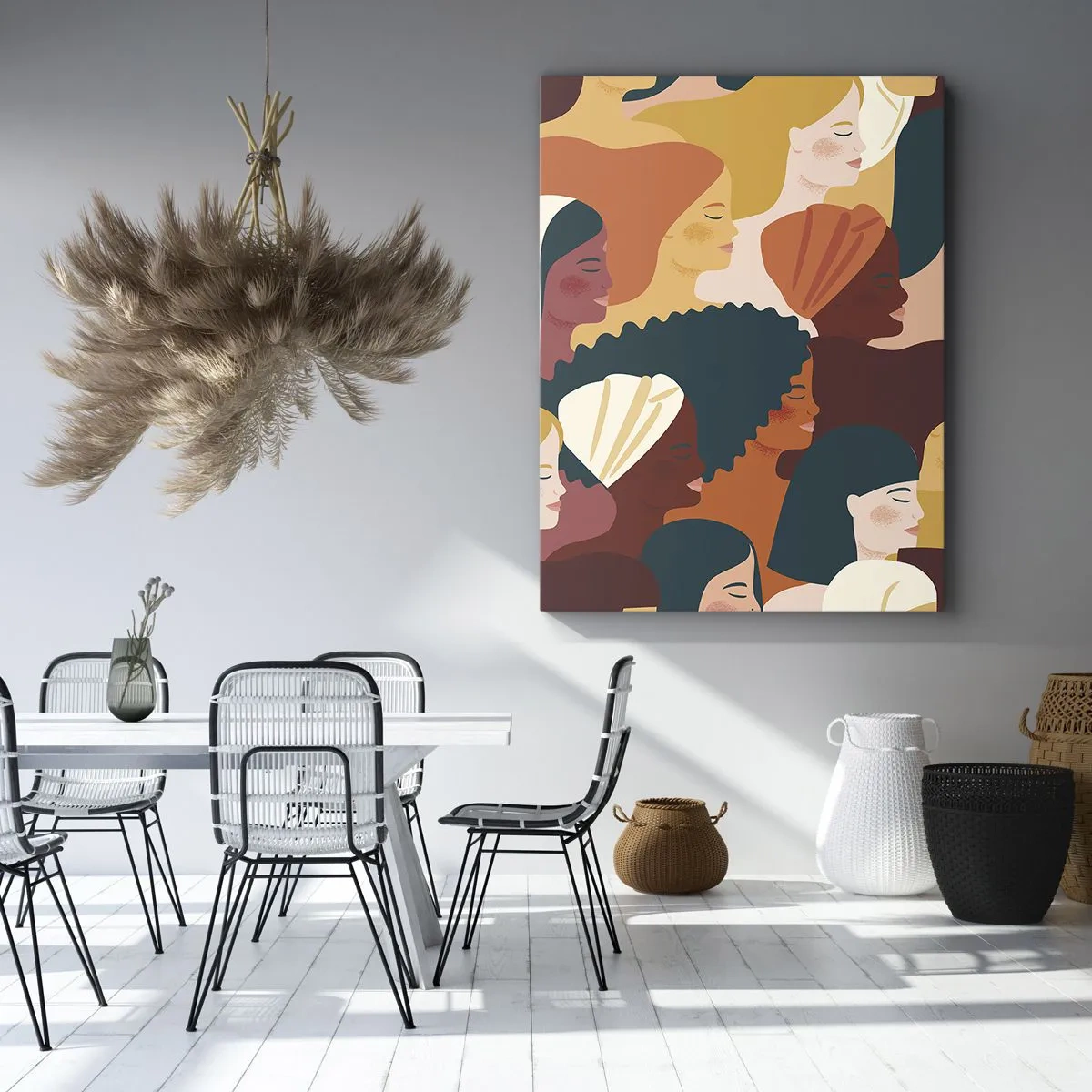 Quadro su tela - Stampe su Tela - Solo femminilità - 55x100 cm
