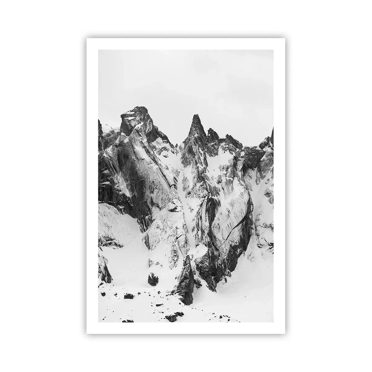 Poster - Cresta minacciosa di granito - 61x91 cm