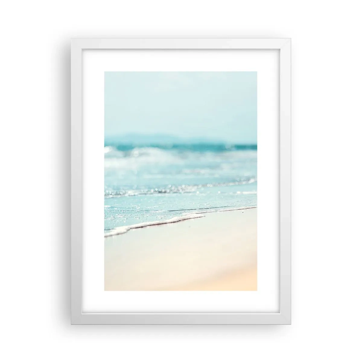 Poster in cornice bianca - Calore e rumore - 30x40 cm