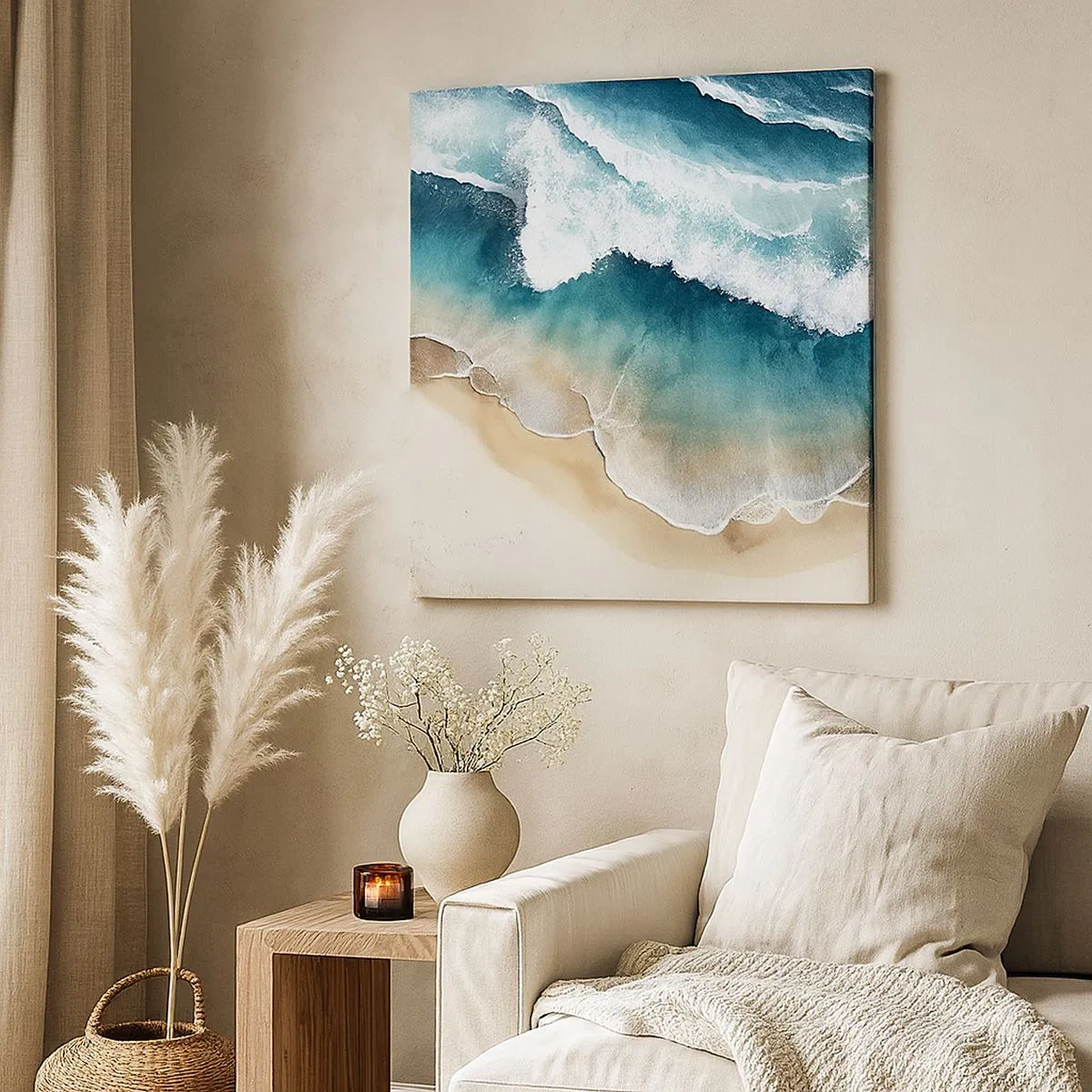 Quadro su tela - Stampe su Tela - L'eterno incontro - 30x30 cm